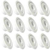 Happy Tree 12-pack escutcheon plate front view enhances ceiling aesthetics.
