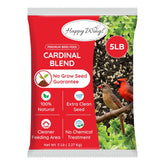 Happy Wings Cardinal Blend seed bag front for backyard feeding clarity and quality