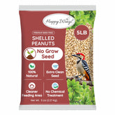 Happy Wings shelled peanuts for wild birds, high protein energy for year-round feeding