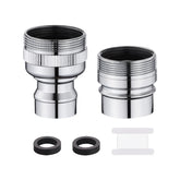 Happywins dishwasher faucet adapter with aerator demonstrates bubble flow for splash control.