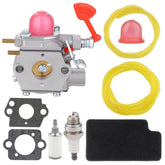 Harbot BVM200VS carburetor front view with ready-to-install kit for quick starts.