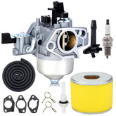 Harbot GX390 carburetor closeup showing precise components for dependable starts