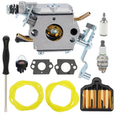 Harbot PP5020AV carburetor pack for Poulan Pro chainsaws, enabling easier installation and consistent fuel metering.