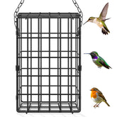 Harhana nest material holder side view—durable metal, rust-proof for year-round outdoor use.
