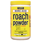 HARRIS Boric Acid Roach Killer Powder with Lure package view highlights ready-to-use pest solution.