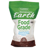Harris Diatomaceous Earth 2lb bag shows pure food-grade powder for organic use