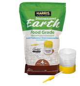 HARRIS food-grade diatomaceous earth 4lb bag on kitchen counter