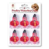 Harris Farms Chicken Water Cups front view delivering clean, gravity-fed hydration for a small flock
