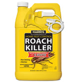 HARRIS Roach Killer gallon bottle highlighting long-lasting pest control for repeated applications.