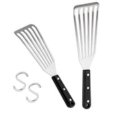 HaSteeL fish spatula 12.5-inch large blade for effortless turning.