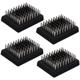 HaSteeL grill brush replacement heads in a four-pack for quick swaps and extended use