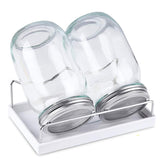Haswe Sprouting Jar Kit with two wide-mouth jars for fresher sprouts at home.