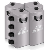 Hatway canopy water bag 25L 4-pack setup stabilizes a pop-up canopy in wind