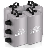 Hatway canopy water weight bag stabilizes a pop-up canopy with 88 lbs total weight.