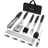 HAUSHOF large grilling spatula for effortless flips and precise cuts.