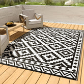 HAUSHOF outdoor rug close-up texture showing soft 3mm thick underfoot