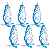 Hausse bird reflector spinner blue-silver 6-pack deters birds with sun reflections.