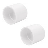 HayEastdor 2inch white PVC pipe coupling adapter for quick irrigation connections.