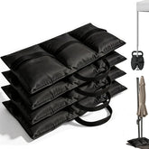 HAZBEN 140lbs heavy-duty sand bags four-pack secure a pop-up tent on a windy beach