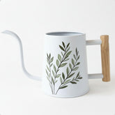 HB Design Co 35oz metal watering can with long spout for precise indoor watering.