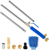 Hbaushun hydro jet wand extended reach for car cleaning and gutter maintenance.