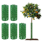 HBJVSDUI tree trunk protector 15x10 green shields trunks from mower damage