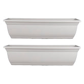 HC Companies Mojave window planter box showing drainage holes to prevent overwatering and promote healthy roots.