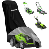 HCFGS lawnmower cover with heavy-duty 420D Oxford fabric protects from rain and sun.