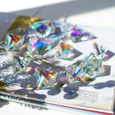 H&D HYALINE DORA 50mm sun catcher crystal window creates colorful light splashes