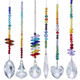 H&D HYALINE DORA colorful crystal pendant catches sunlight for bright room ambiance