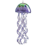 H&D Hyaline and Dora purple jellyfish wind chime for outdoor patios, adding tranquil color.