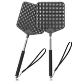 HDajy telescopic fly swatter with wide paddle for quick indoor or outdoor swats.