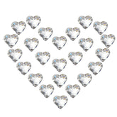 HDCRYSTALGIFTS heart prisms suncatchers 20mm sparkle in sunlight