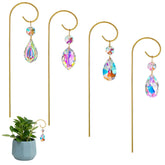 HDCRYSTALGIFTS rainbow crystal prisms catch sunlight to create vibrant rainbows in windows