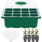 Hdeoops seed starter tray 12 cells with full seedling kit for organized planting.