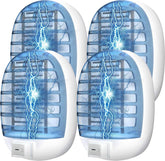 HDView indoor bug zapper in a 4-pack setup ideal for multi-room pest control