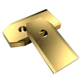 Headley Tools titanium-coated mower blades for Automower offer longer life and cleaner cuts.