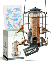 Hearts&Birds 360-degree perch feeder for peaceful, diverse bird visits.