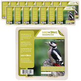Heath Outdoor Products Woodpecker suet cakes pack in packaging, ideal for year-round birds.