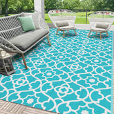 HEBE outdoor rug 5x8 waterproof, ideal for patios and decks