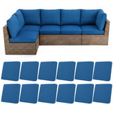 HEBE RUGS stretch patio cushion covers on chairs protect cushions and refresh outdoor furniture
