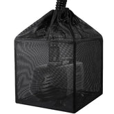 Hecaty pump barrier bag close-up with inner frame protecting debris.
