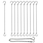 HEDGBOBO adjustable hanging chain 25inch with hooks for secure suspensions.