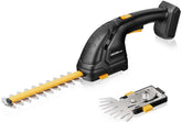 HEINPRO hedge trimmer with DeWALT 20V MAX compatibility for flexible battery use.