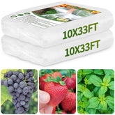 HENAYUK garden netting over plants showing breathable ultra-fine mesh for vegetables