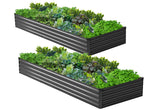 Henshwon raised garden bed front view with ample planting space for vegetables