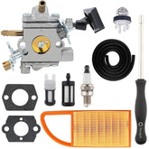 Hettluo BR600 carburetor front view for Stihl BR600 blower, reliable replacement option