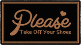 HEYAOBAIHUO door mat closeup shows natural coir texture and durable surface.