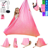 Heyfriday sensory swing fantasy pink hammock cozy indoor space for calm and focus
