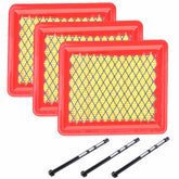 HEYZLASS 3Pack air filters box front for Cub Cadet compatibility and easy replacement